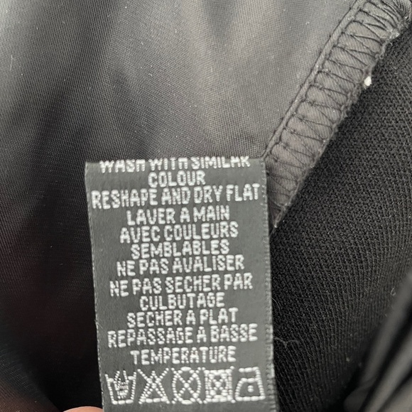 MINKAS Blazer Jacket Houndstooth Knit Faux Leather Lapel Patchwork Trapeze Cut - Picture 12 of 15